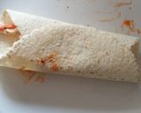 A picture of step 10 of Hot and Cold Veggie Wrap.