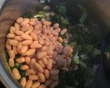 A picture of step 3 of Parsley and White Bean Soup.