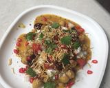 A picture of step 3 of Chana chat.