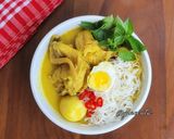 Foto langkah ke 4 dari resep Bihun Kari Ayam.