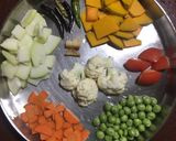 A picture of step 2 of Sago Veg Khichdi.