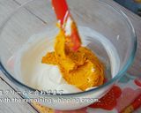 A picture of step 16 of Chocolate Muffins, Squash Cream Topping.