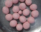 A picture of step 5 of Rose Rasgulla.