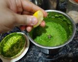 A picture of step 3 of Mooli ke patte ki chutney.