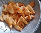 Gambar langkah 6 resipi Mandai / Jeruk Kulit Cempedak Goreng.