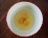 Hình bước làm 1 của món Đậu hủ trứng vị Nhật homemade