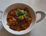 A picture of step 4 of Jackfruit seeds sabji.