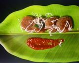 A picture of step 3 of Cheese Stuff chole tikki.