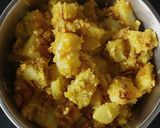 A picture of step 3 of BATATA ni SUKI BHAJI (Potatoes DRY SABJI) for Fasting.