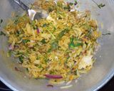 A picture of step 1 of Rice Samosas.