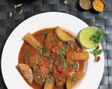A picture of step 6 of Muj Gaad (Kashmiri Style Fish Curry).