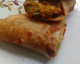 A picture of step 20 of Peanut aloo capsicum roll.
