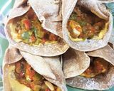 Foto del paso 4 de la receta Tortillas integrales para fajitas rellenas
