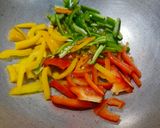 A picture of step 3 of Baked Chifferi with Veggies and White Sauce.