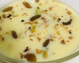 A picture of step 7 of Paneer pudding.