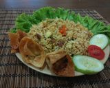 Foto langkah ke 4 dari resep Nasi goreng keju.