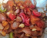 A picture of step 2 of Spicy Dum Aloo.