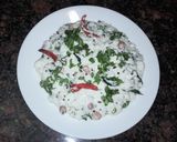 A picture of step 4 of Curd Rice.