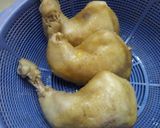Hình bước làm 3 của món Đùi gà xối mỡ