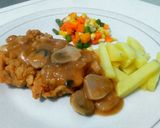 Foto langkah ke 14 dari resep Beef steak crispy wth brown sauce ala ws.