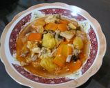 Foto langkah ke 7 dari resep Capcay Ayam Nanas.