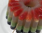 Foto langkah ke 5 dari resep Puding matcha mix 3 lapis.