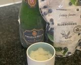 A picture of step 1 of Frozen MCC Blueberry Smoothie.