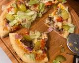 Deluxe hamburger pizza recipe step 3 photo