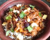 A picture of step 15 of Chana Masala Biryani.
