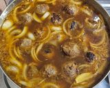 Foto langkah ke 6 dari resep Bola Bola Daging Saus Bistik.