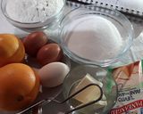 Foto del passaggio 1 della ricetta Torta all'arancia versione Natalizia