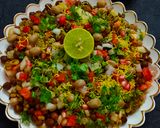 A picture of step 8 of Protein Chaat – Whip Up a Quick Chaat Using Green Moong, Peanuts, and Chickpeas.