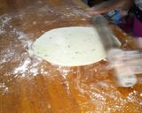 A picture of step 5 of Pumpkin and onions chapati. #Festivedishcontest #Mombasa.