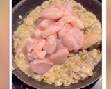 Une image de l'étape 2 de Risotto, Poulet et champignon.