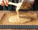 A picture of step 5 of Crunchy Peanut Butter Chocolate Tart.