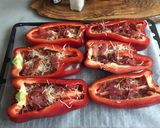 Foto del paso 1 de la receta: Pimientos rojos rellenos