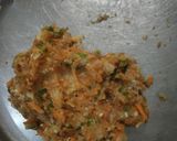 A picture of step 2 of Vegetables Manchurian partha.