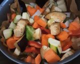 Foto del paso 3 de la receta Espaguetis con verduras 🍆🥕🫑🥒🥔🧄🧅