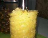A picture of step 2 of Pineapple Peanut Milk drink.