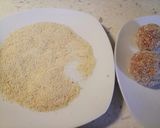 A picture of step 2 of Speck and Parmesan meatballs with butter roasted potatoes.
