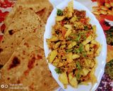 A picture of step 6 of Potato  Egg  Bhurji.