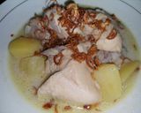 Foto langkah ke 4 dari resep Opor Ayam Bumbu Putih.