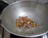 A picture of step 3 of Gujarati Dal.