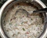 A picture of step 3 of Suji chilla.