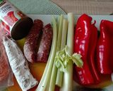 Pikantna zupa z chorizo krok przepisu 1 zdjęcie