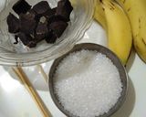 A picture of step 1 of Banana caramel dessert.