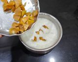 A picture of step 3 of Chikoo Icecream.