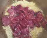 Csirkemájas rizottó recept fázis 1 fotója