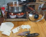 Foto del paso 2 de la receta: Cocina de subsistencia: Sopa o Guiso de Legumbres de bote con tortita de trigo