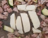 A picture of step 5 of My Halloumi Bacon Pasta for 1.